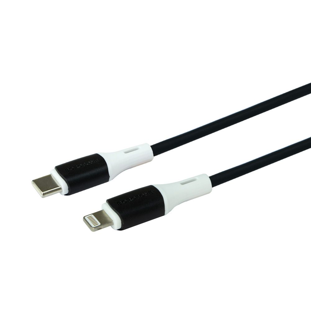 Купить USB BOROFONE BX79 IP PD 20W/3A SILICONE TYPE-C TO LIGHTNING_3