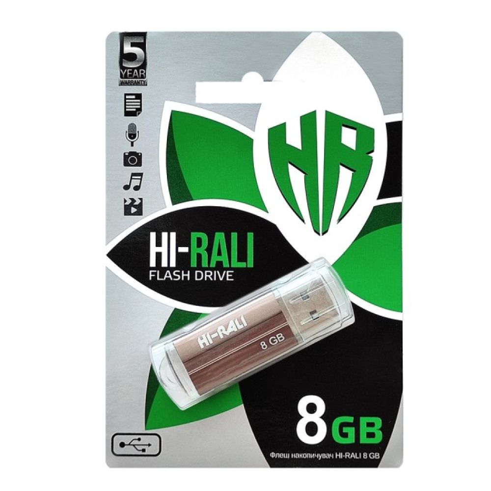 Купить USB FLASH DRIVE HI-RALI CORSAIR 8GB