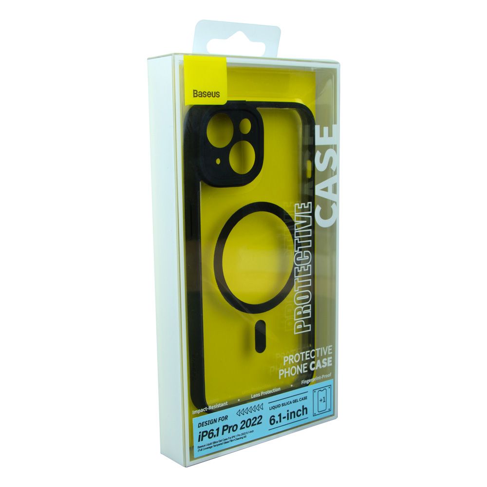 Купить ЧЕХОЛ BASEUS FRAME SERIES MAGNETIC CASE+GLASS 0.22MM  ДЛЯ IPHONE 14 ARJT020001_1