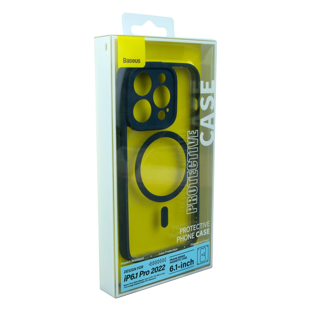 Купить ЧЕХОЛ BASEUS FRAME SERIES MAGNETIC CASE+GLASS 0.22MM  ДЛЯ IPHONE 14 PRO ARJT020103_1