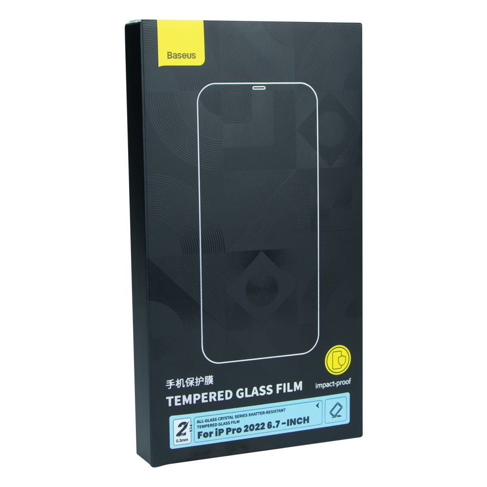 Купить ЗАЩИТНОЕ СТЕКЛО BASEUS CRYSTAL АНТИУДАРНОЕ 0.3MM ДЛЯ IPHONE 14 PLUS (2 ШТ) SGJC030202