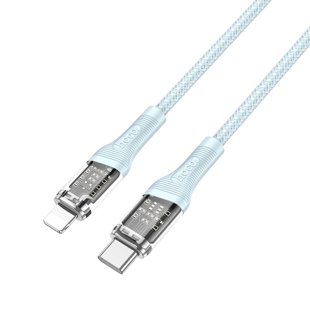 Купить USB HOCO U111 TRANSPARENT DISCOVERY EDITION PD20W TYPE C TO LIGHTNING_4