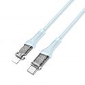 Купить USB HOCO U111 TRANSPARENT DISCOVERY EDITION PD20W TYPE C TO LIGHTNING_4