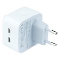 Купить СЕТЕВОЕ ЗАРЯДНОЕ УСТРОЙСТВО XO L102 EU DUAL TYPE-C PORT 35W_2