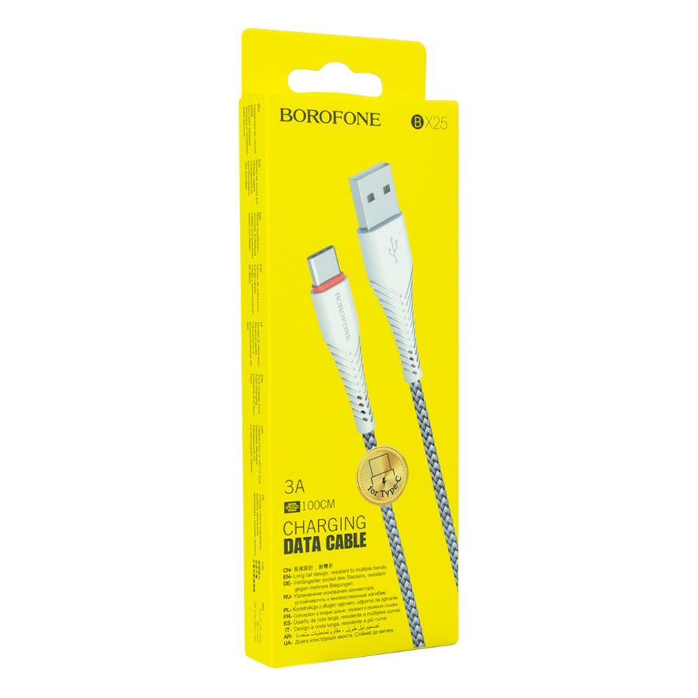 Купить USB BOROFONE BX25 POWERFUL TYPE-C