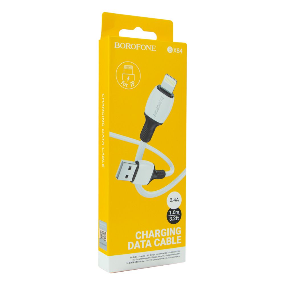 Купить USB BOROFONE BX84 LIGHTNING 2.4A