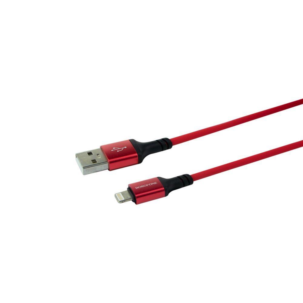 Купить USB BOROFONE BX83 SILICONE LIGHTNING 2.4A_4