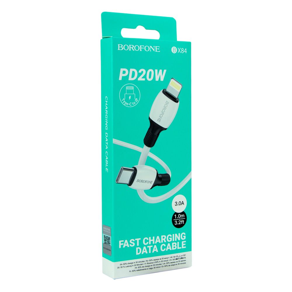 Купить USB BOROFONE BX84 PD20W TYPE C TO LIGHTNING