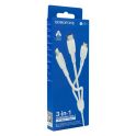 Купить USB BOROFONE BX71 3-IN-1 IP+TYPE-C+MICRO