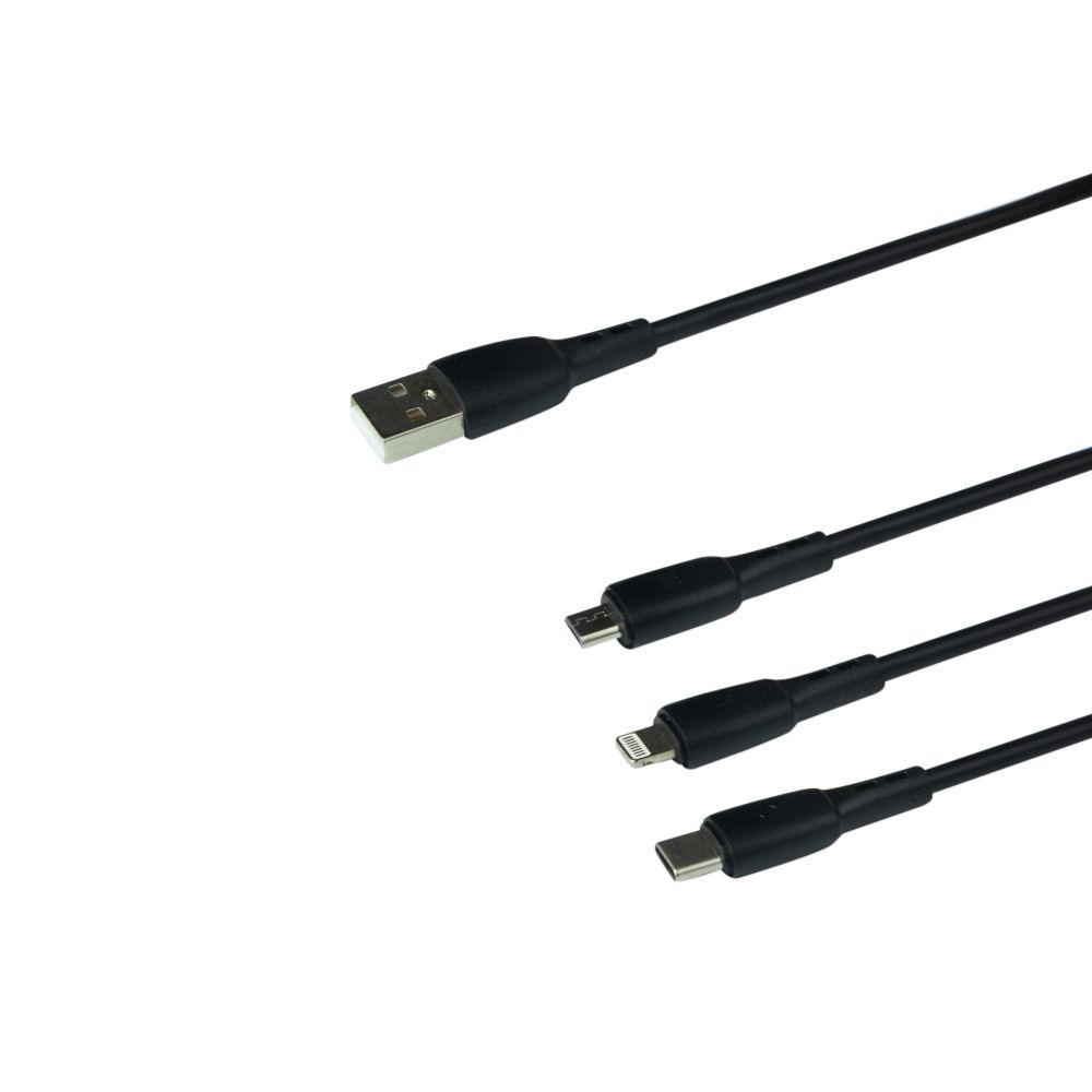 Купить USB BOROFONE BX71 3-IN-1 IP+TYPE-C+MICRO_2