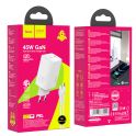 Купить СЕТЕВОЕ ЗАРЯДНОЕ УСТРОЙСТВО HOCO N23 GAN STARLIGHT PD45W TYPE-C TO LIGHTNING
