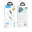 Купить USB HOCO U111 TRANSPARENT DISCOVERY EDITION 60W TYPE-C TO TYPE-C_1