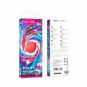 Купить USB HOCO X75 DOUBLE-PULL 3-IN-1 IP+TYPE-C+MICRO 2A_1