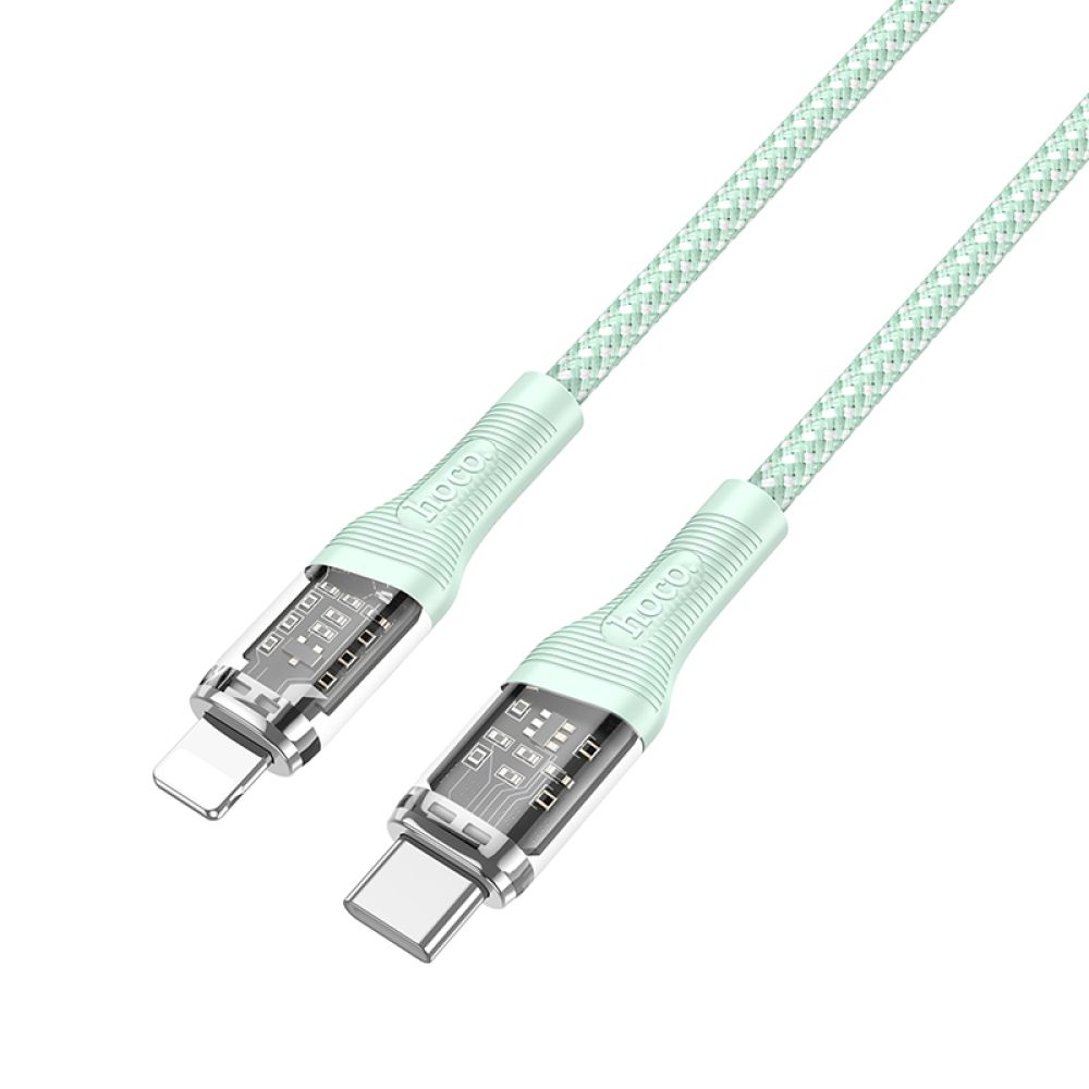 Купить USB HOCO U111 TRANSPARENT DISCOVERY EDITION PD20W TYPE C TO LIGHTNING_5