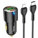 Купить АВТО ЗАРЯДНОЕ УСТРОЙСТВО HOCO NZ6 PD45W TYPE C TO LIGHTNING_1
