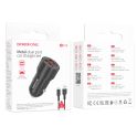 Купить АВТО ЗАРЯДНОЕ УСТРОЙСТВО BOROFONE BZ19 WISDOM MICRO 2.4A_1