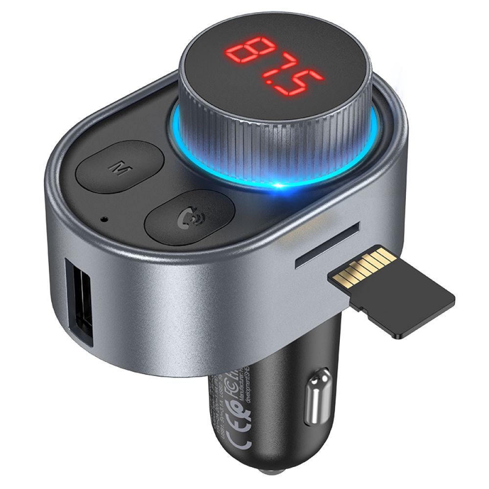 Купить МОДУЛЯТОР HOCO E72 ALEGRIA PD30W CAR BT FM TRANSMITTER_2