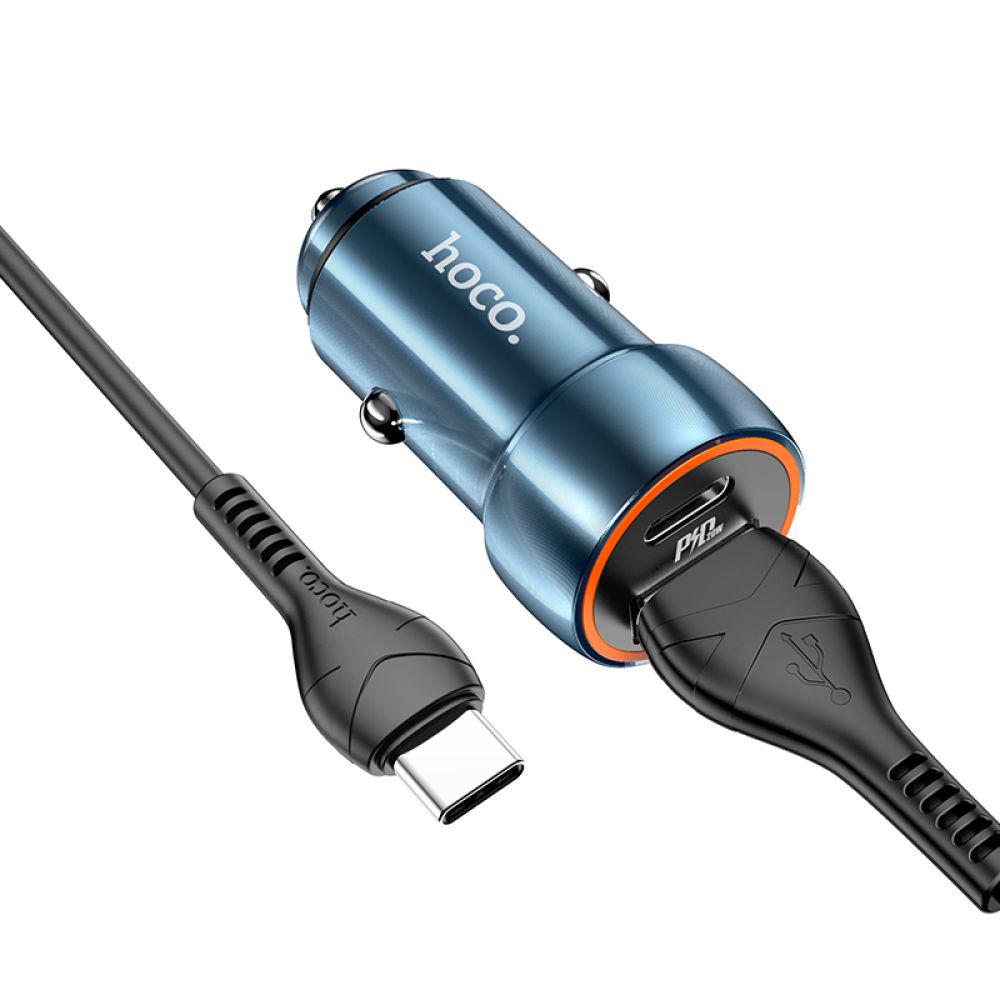Купить АВТО ЗАРЯДНОЕ УСТРОЙСТВО HOCO Z46A PD20W+QC3.0 TYPE C_2