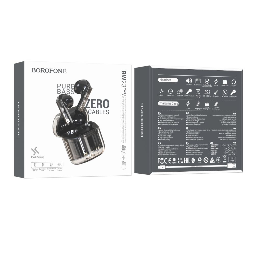 Купить БЛЮТУЗ СТЕРЕО ГАРНИТУРА BOROFONE BW23