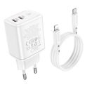 Купить СЕТЕВОЕ ЗАРЯДНОЕ УСТРОЙСТВО BOROFONE BN9 REACHER PD/QC 35W TYPE-C TO LIGHTNING_2
