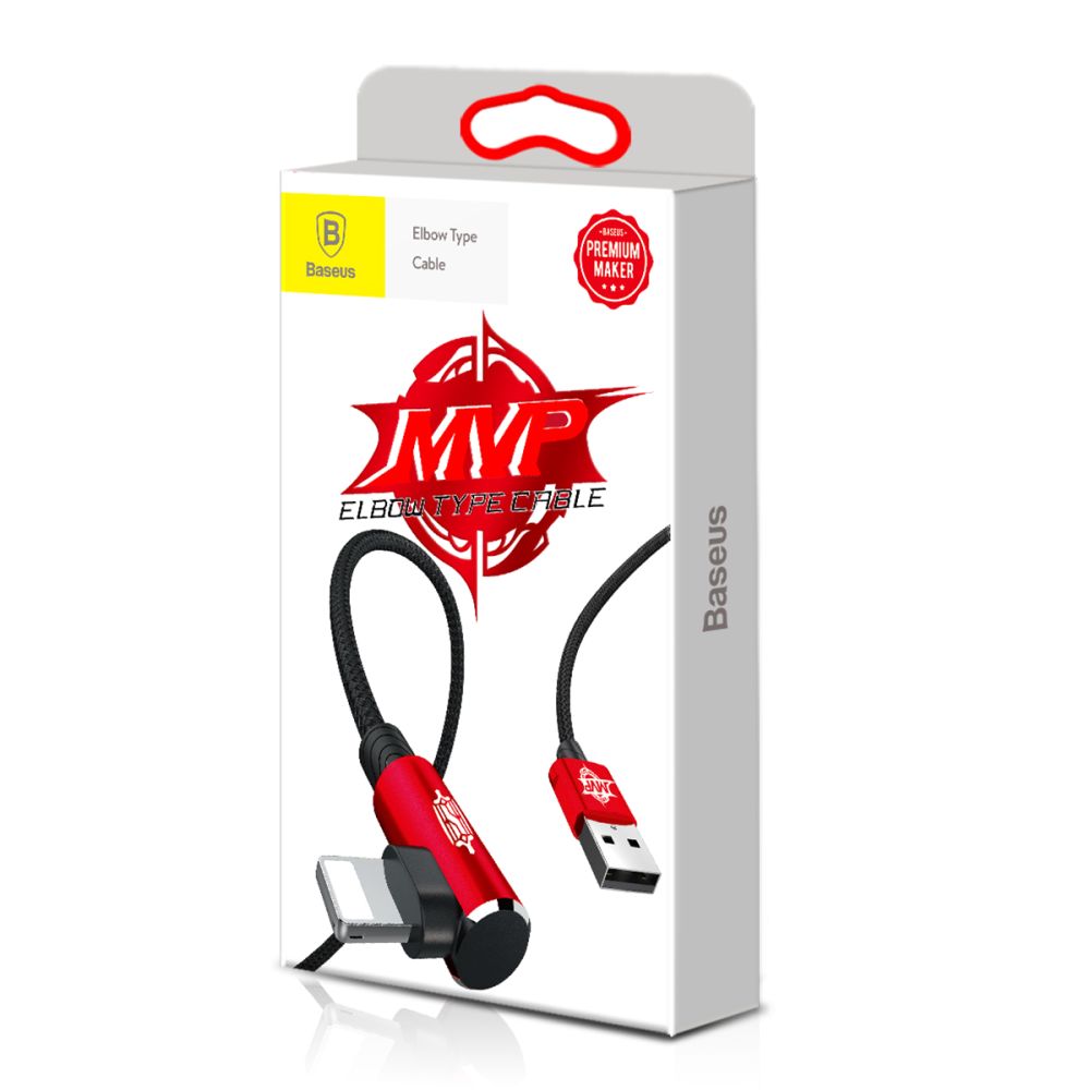 Купить USB BASEUS MVP ELBOW CALMVP LIGHTNING 2A 1M
