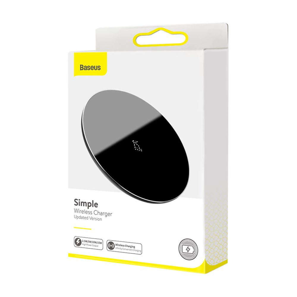 Купить БЕСПРОВОДНОЕ ЗАРЯДНОЕ УСТРОЙСТВО BASEUS WIRELESS CHARGER 15W (UPGRADED EDITION)  WXJK-B