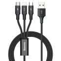 Купить USB BASEUS RAPID 3-IN-1 USB TO MICRO / LIGHTNING / TYPE-C 3.5A 1.2M CAJS0000_2
