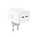 Купить СЕТЕВОЕ ЗАРЯДНОЕ УСТРОЙСТВО XO L102 EU DUAL TYPE-C PORT 35W TYPE-C TO LIGHTNING_1