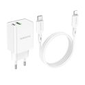 Купить СЕТЕВОЕ ЗАРЯДНОЕ УСТРОЙСТВО BOROFONE BA69A RESOURCE PD20W+QC3.0 TYPE-C TO LIGHTNING_3