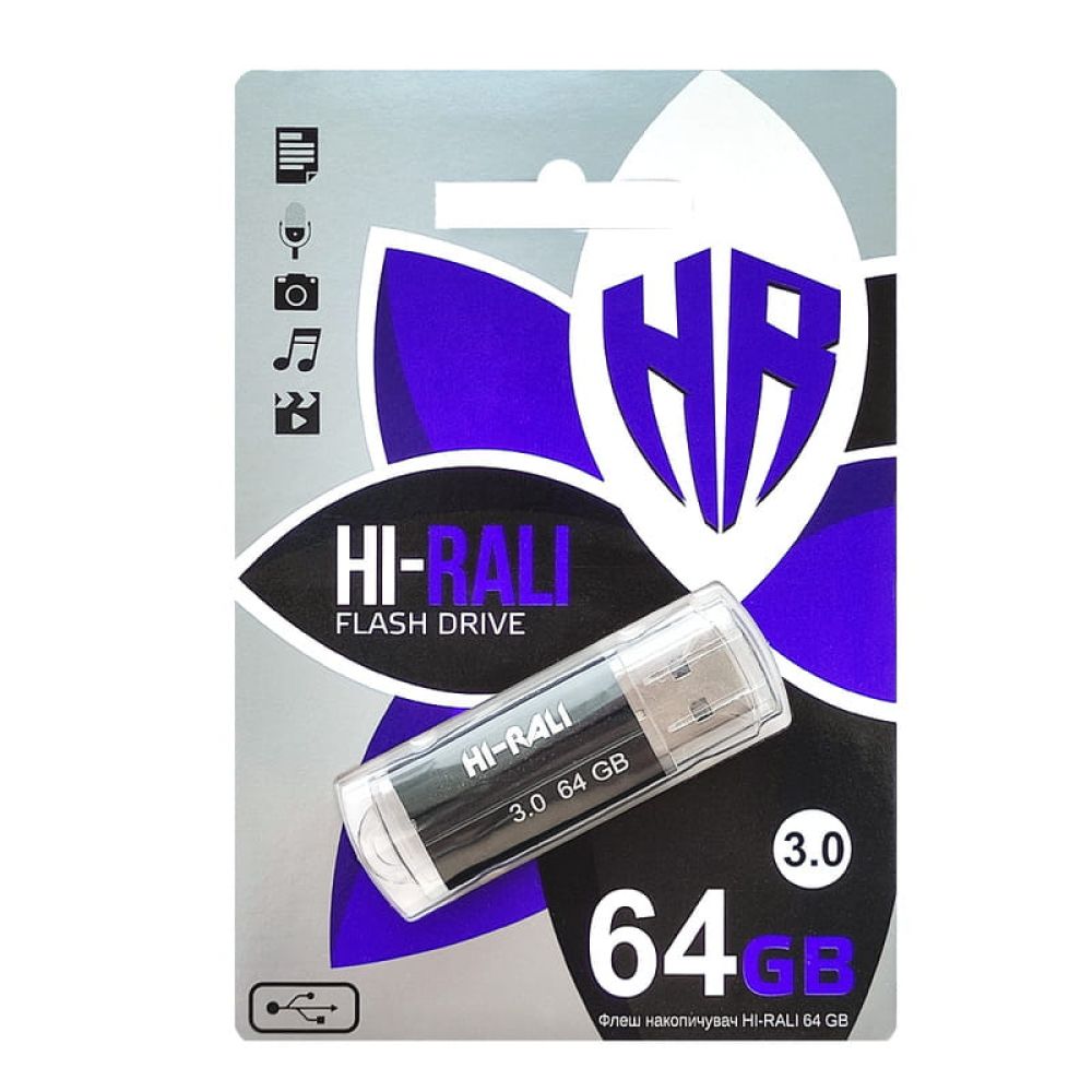 Купить USB FLASH DRIVE 3.0 HI-RALI CORSAIR 64GB