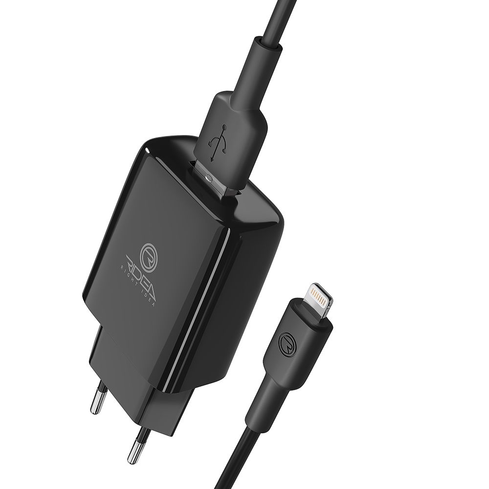 Купить СЕТЕВОЕ ЗАРЯДНОЕ УСТРОЙСТВО RIDEA RW-11311 ELEMENT LIGHTNING 2.1 A_13