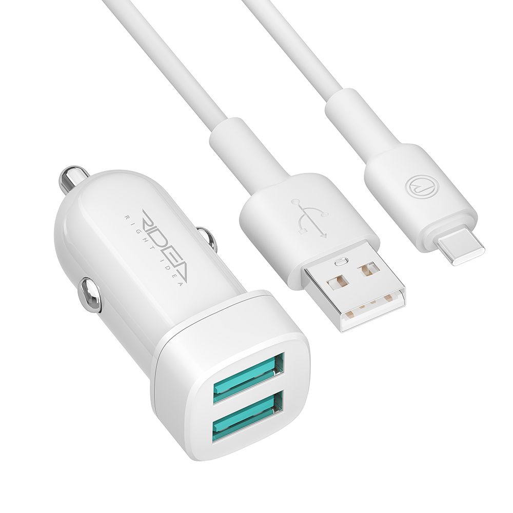 Купить АВТО ЗАРЯДНОЕ УСТРОЙСТВО RIDEA RCC-21212 GRAND TYPE-C 2USB 2.4 A_6