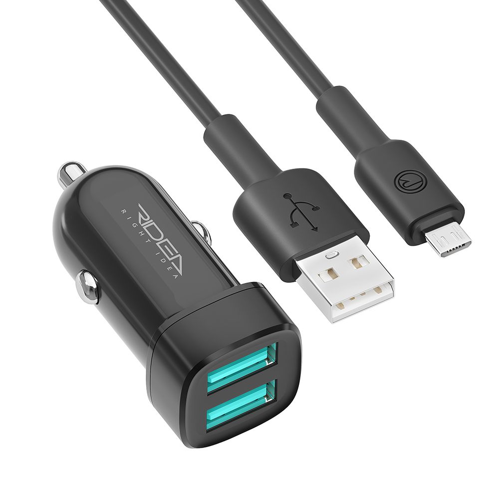 Купить АВТО ЗАРЯДНОЕ УСТРОЙСТВО RIDEA RCC-21112 GRAND MICRO 2USB 2.4 A_6
