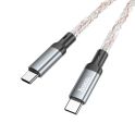 Купить USB HOCO U112 SHINE 60W TYPE-C TO TYPE-C LED_3