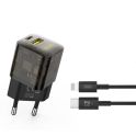 Купить СЕТЕВОЕ ЗАРЯДНОЕ УСТРОЙСТВО XO CE05 PD30W+QC3.0 TYPE-C TO LIGHTNING_1