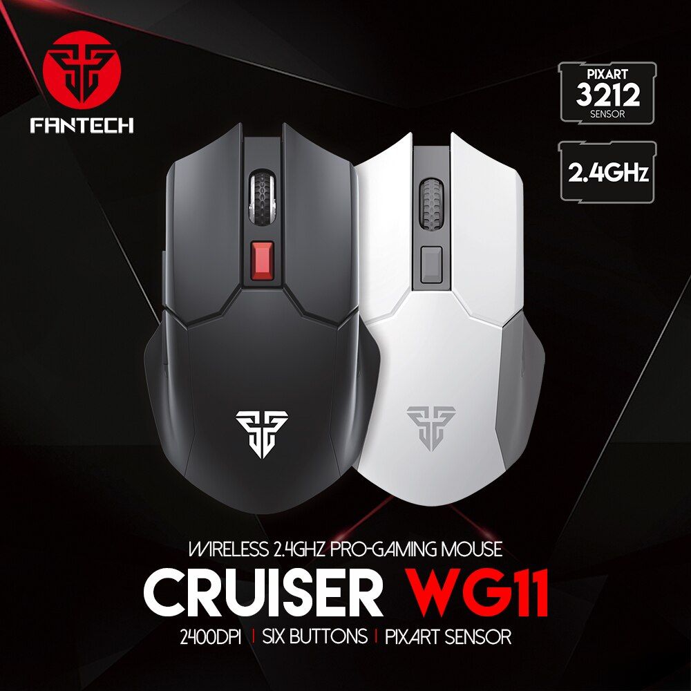 Купить WIRELESS МЫШЬ ИГРОВАЯ FANTECH WG11 CRUISER SILENT CLICK_1