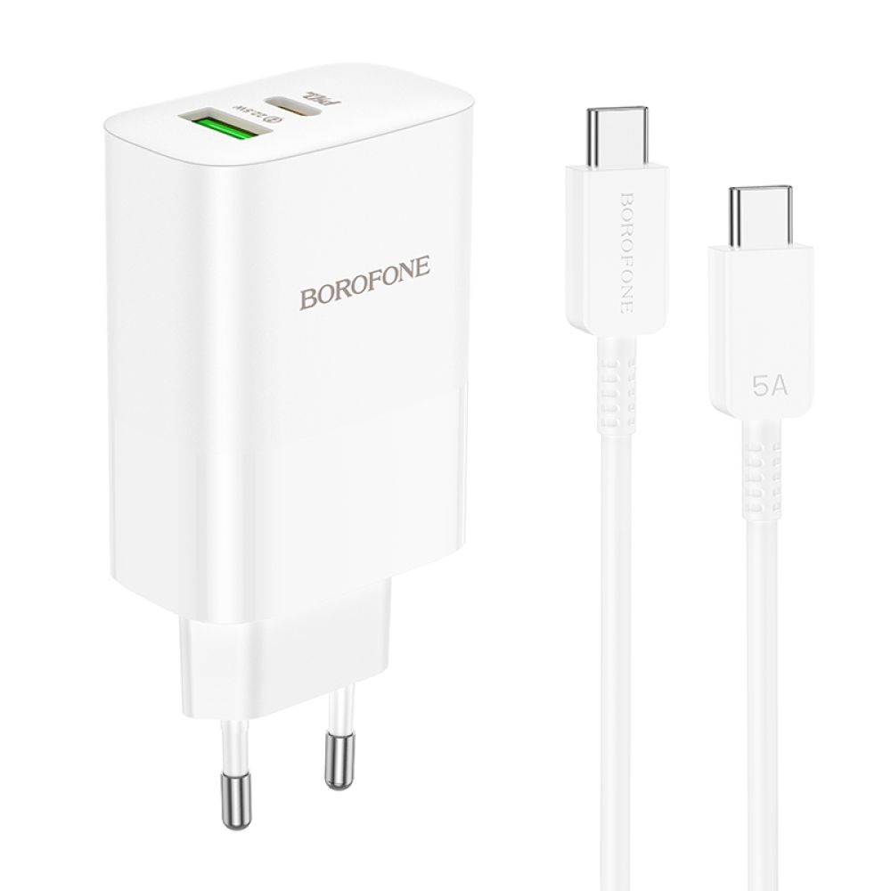 Купить СЕТЕВОЕ ЗАРЯДНОЕ УСТРОЙСТВО BOROFONE BN10 SUNLIGHT PD65W TYPE-C TO TYPE-C_1