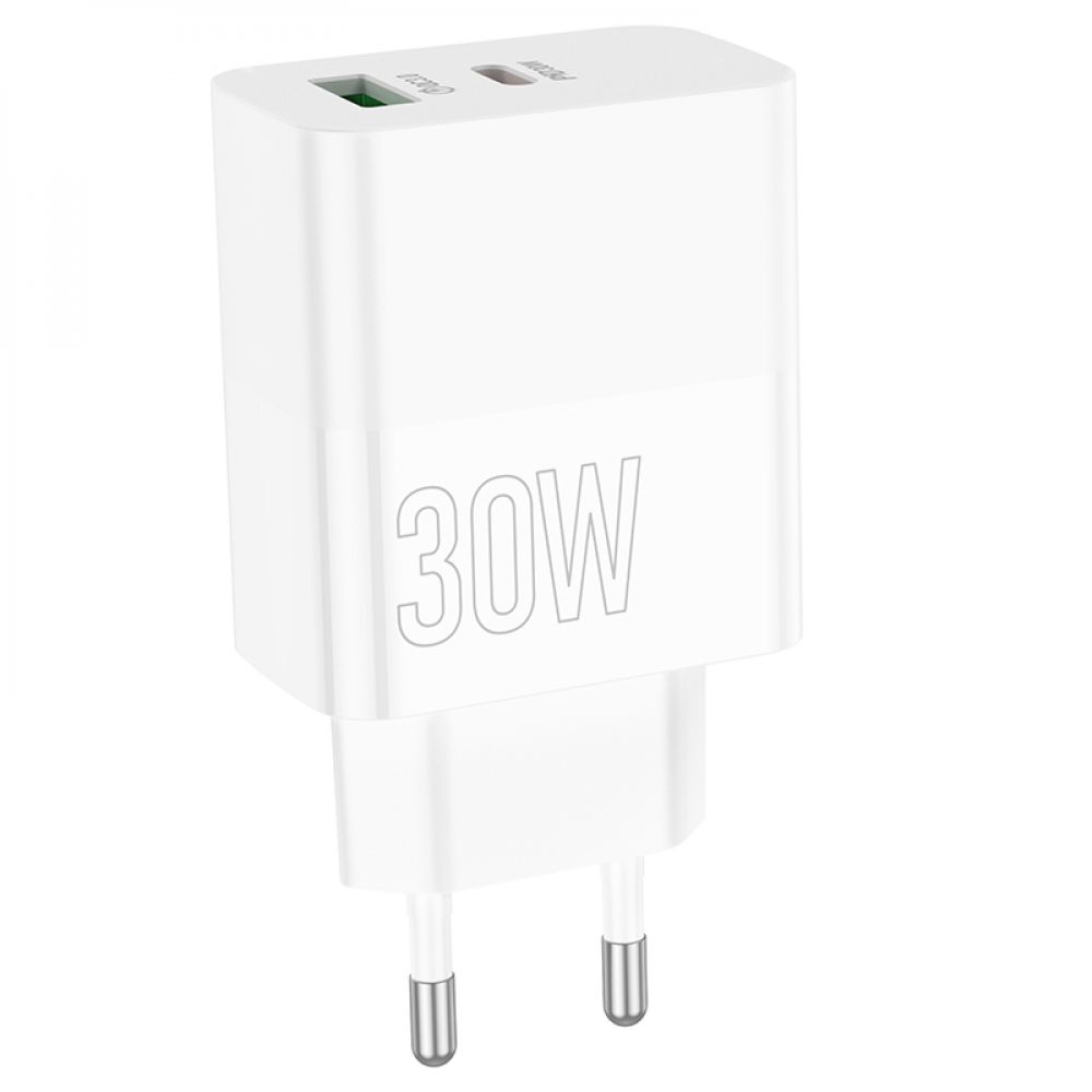 Купить СЕТЕВОЕ ЗАРЯДНОЕ УСТРОЙСТВО BOROFONE BA75A POWERFULL PD+QC 30W_1