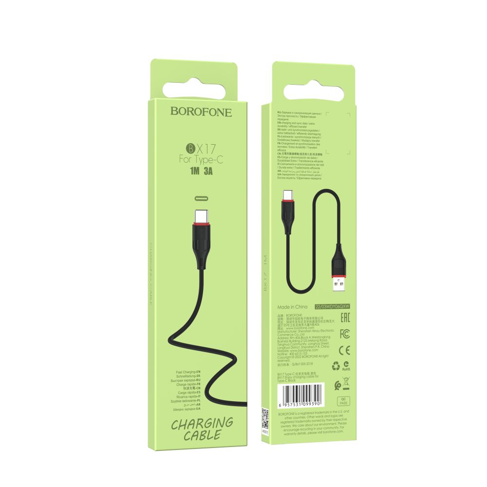 Купить USB BOROFONE BX17 TYPE-C