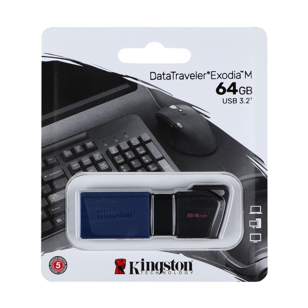 Купить USB FLASH DRIVE 3.2 KINGSTON DT EXODIA M 64GB