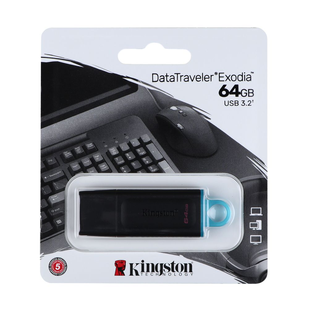 Купить USB FLASH DRIVE 3.2 KINGSTON DT EXODIA 64GB