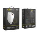 Купить СЕТЕВОЕ ЗАРЯДНОЕ УСТРОЙСТВО YOKI LED SERIES YK-20PD+QC 20W_1