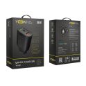 Купить СЕТЕВОЕ ЗАРЯДНОЕ УСТРОЙСТВО YOKI LED SERIES YK-QC 3.0 18W_1