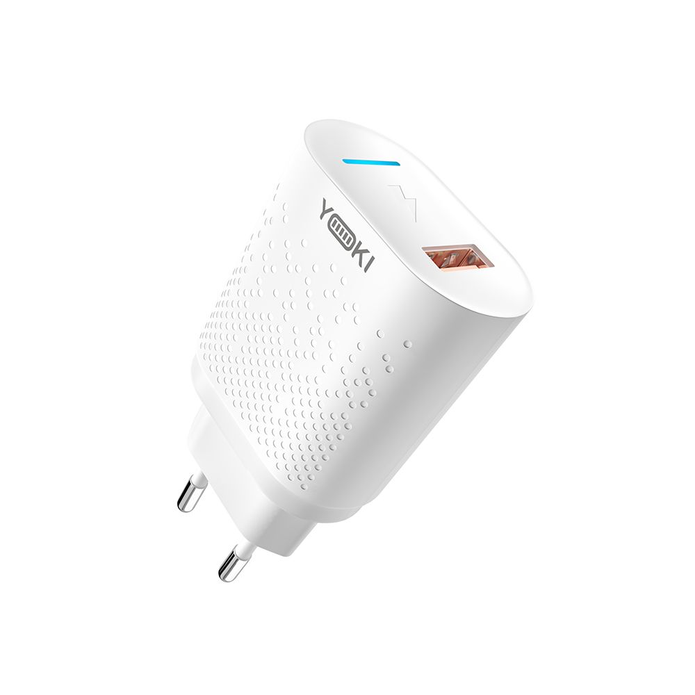 Купить СЕТЕВОЕ ЗАРЯДНОЕ УСТРОЙСТВО YOKI LED SERIES YK-QC 3.0 18W_2