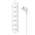 Купить СЕТЕВОЙ УДЛИНИТЕЛЬ XO WL19 5AC+USB-A+1USB-C 2M_1