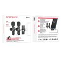 Купить МИКРОФОН ПЕТЛИЧНЫЙ БЕСПРОВОДНОЙ BOROFONE BFK12 TWIN TYPE-C/LIGHTNING