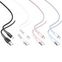 Купить USB XO NB225 SILICONE TWO-COLOR LIGHTNING_1