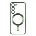 Купить ЧЕХОЛ TPU METALLIC FULL CAMERA WITH MAGSAFE ДЛЯ SAMSUNG GALAXY S21 FE (G990)