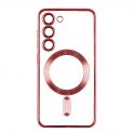 Купить ЧЕХОЛ TPU METALLIC FULL CAMERA WITH MAGSAFE ДЛЯ SAMSUNG GALAXY S21 (G991)