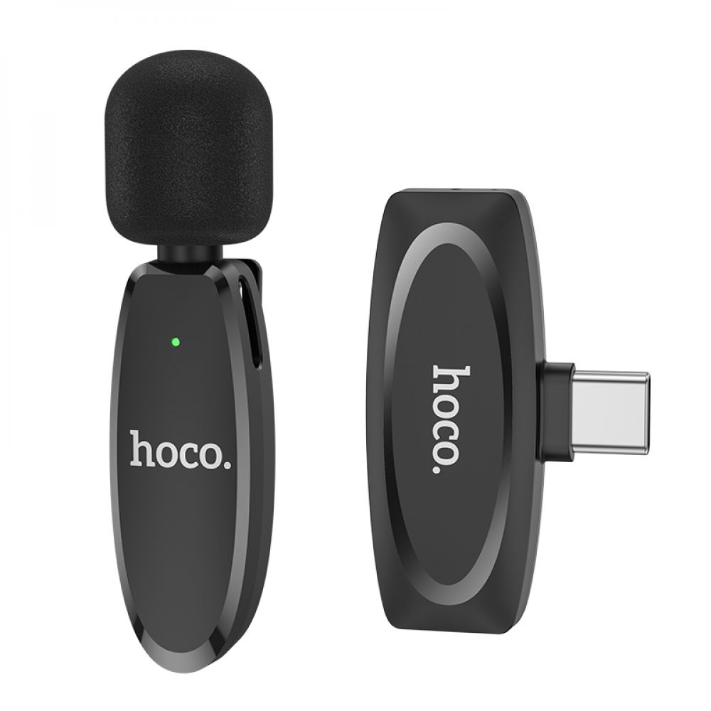 Купить МИКРОФОН ПЕТЛИЧНЫЙ БЕСПРОВОДНОЙ HOCO L15 TYPE-C_1